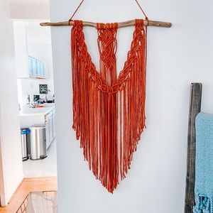 Homemade Macrame Wall Hanging